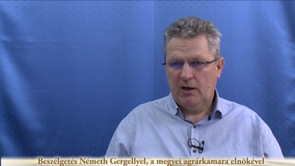 Németh Gergely, a megyei agrárkamara elnökének tájékoztatója
