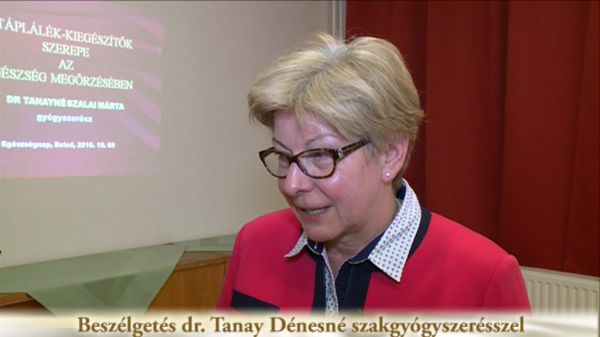 Beszélgetés dr. Tanay Dénesné szakgyógyszerésszel