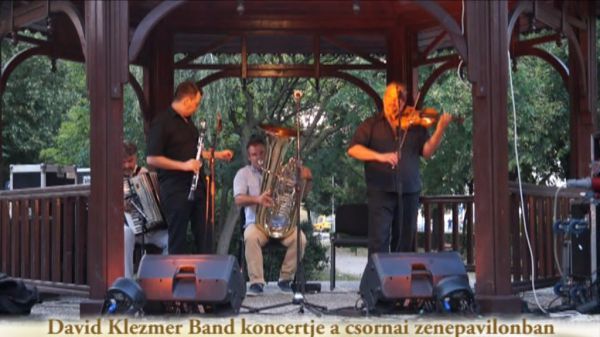 David Klezmer Band koncertje a csornai zenepavilonban