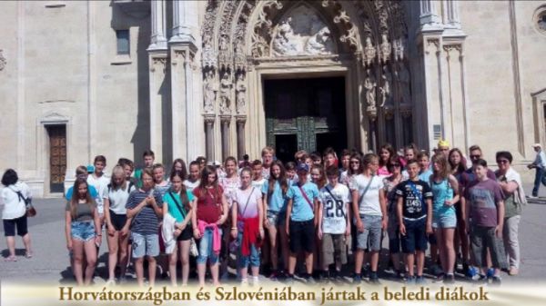 Horvátországban és Szlovéniában jártak a beledi diákok