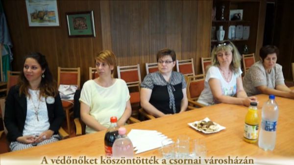 A védőnőket köszöntötték a csornai városházán