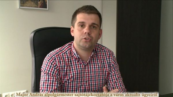 Major András alpolgármester sajtótájékoztatója a város aktuális ügyeiről 