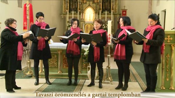  Tavaszi örömzenélés a gartai templomban