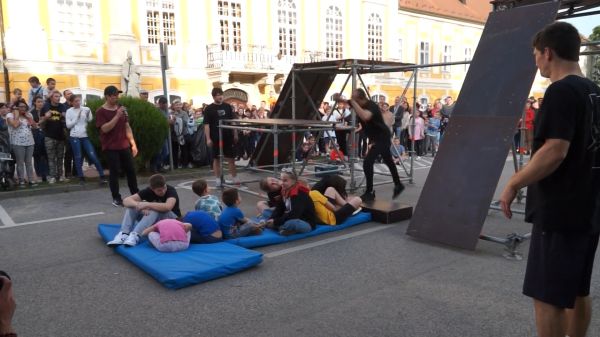 Parkour Show- extrém sportbemutató a csornai majálison