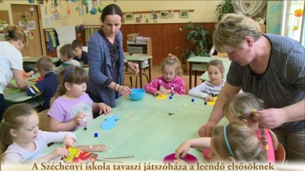 A Széchenyi iskola tavaszi játszóháza a leendő elsősöknek