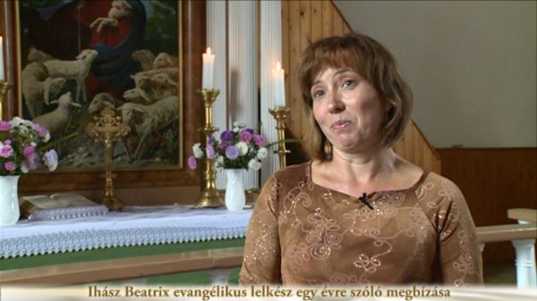 Ihász Beatrix evangélikus lelkész egy évre szóló megbízása