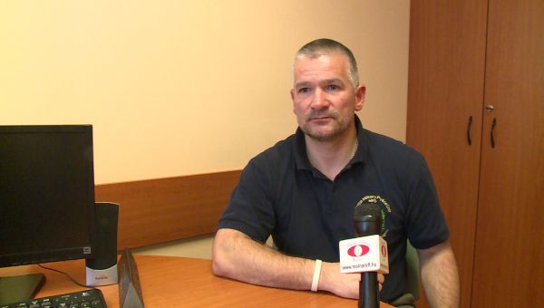 Varga András rendőr főhadnagy balesetmegelőzési tájékoztatója