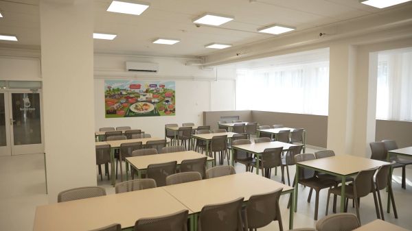 Felújították a csornai Széchenyi iskola ebédlőjét